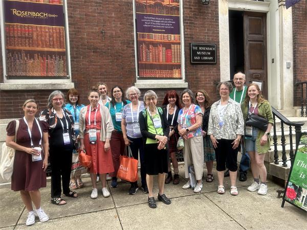 RMRT Members at Rosenbach Library, Philadelphia ALA Conference 2025